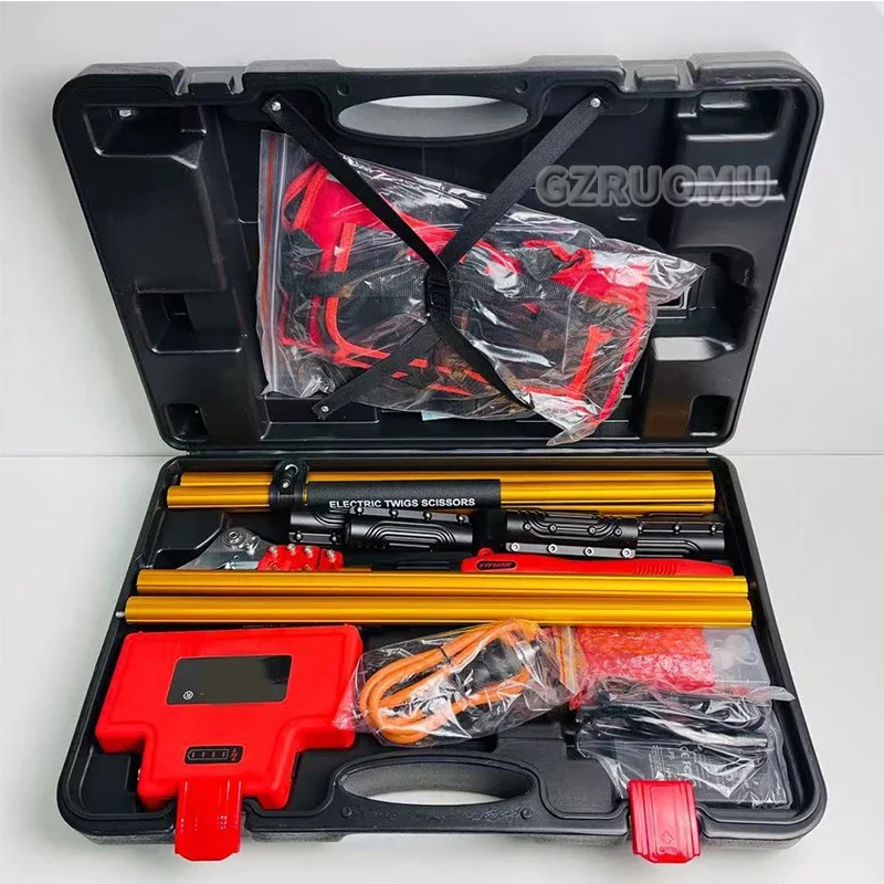 Электрические раздвижные ножницы для фруктовых деревьев с литиевой батареей