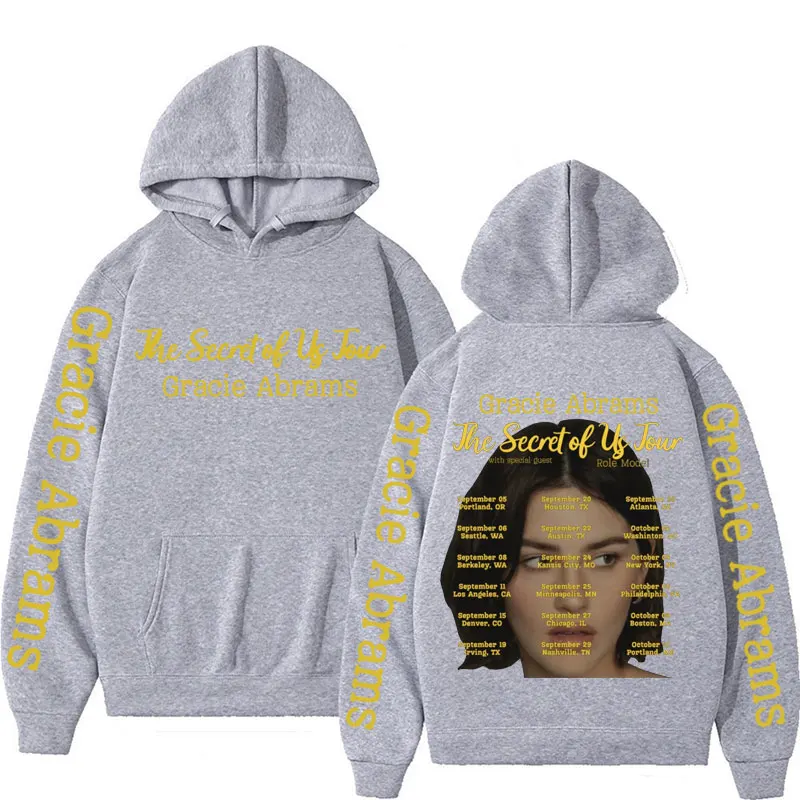 Худи Gracie Abrams The Secret of Us Tour с изображением музыкального альбома