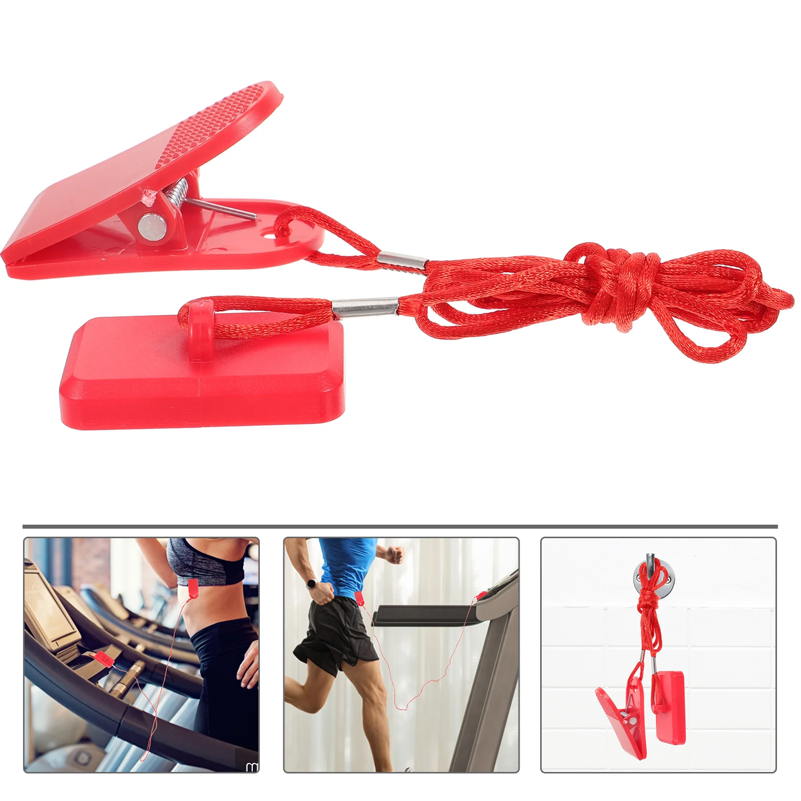 

Treadmill Safety Switch Running Machine Supplies Emergency Brake Key Magnetic Replacement Parts