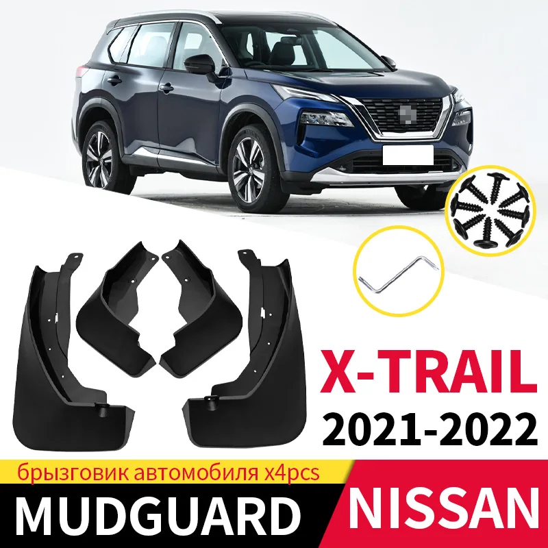 

Mud Flaps For Nissan X-Trail T32 2021-2022 Mudflaps Splash Guard Matte Protection Mudguards Car Accessories Wheel 4PCS