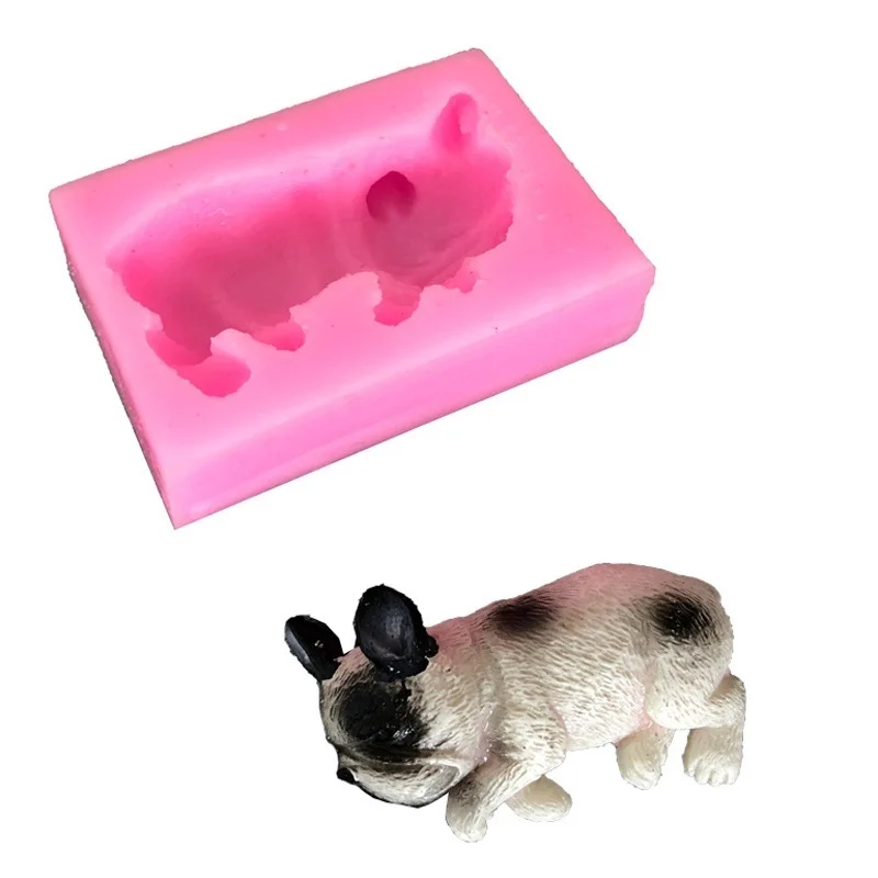 1 шт. силиконовая форма для выпечки бульдог