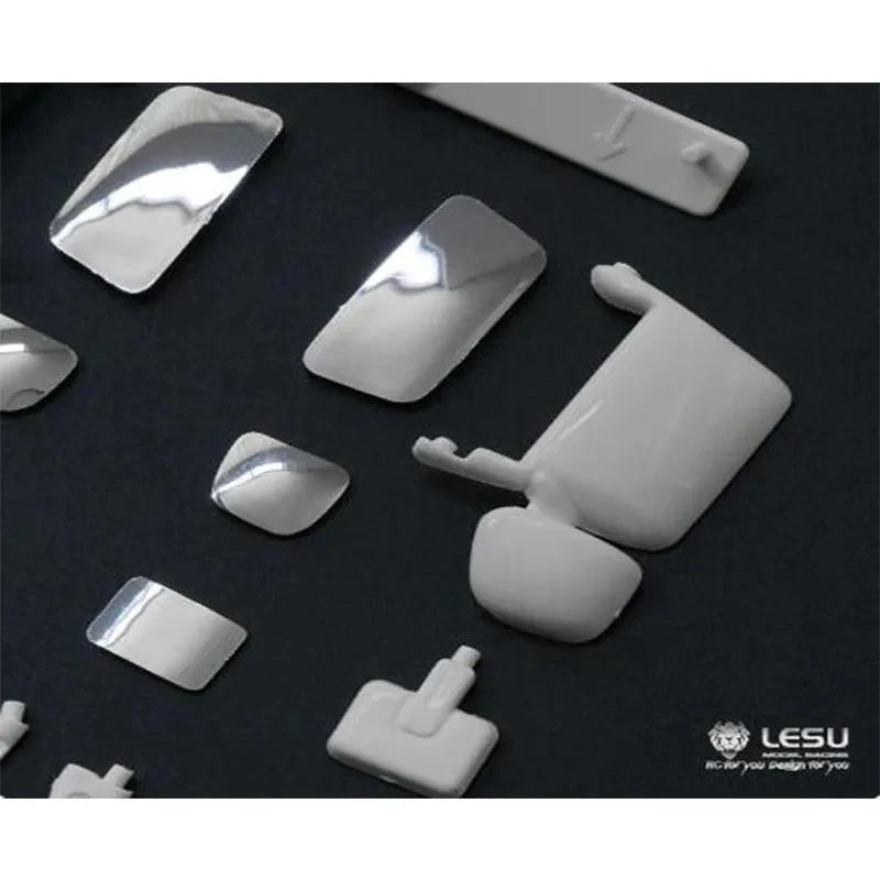 Зеркало заднего вида LESU для DIY Tamiyay 1/14 R620 470 RC тягач с дистанционным управлением