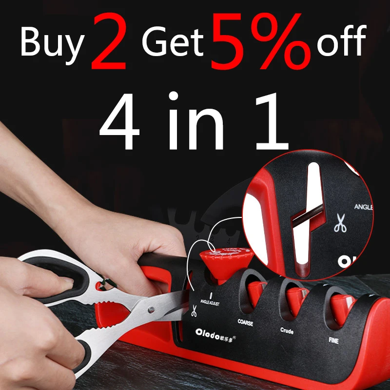

Multi-function Sharpener Hand-held Sharpener Household Sharpener Special Quick Sharpening Stone Scissors Ultra-fine Sharpening