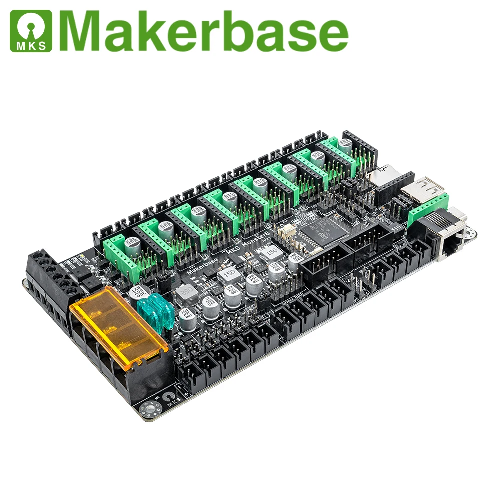 Makerbase MKS Monster8 V2 32-битная плата управления запчасти для 3D-принтера TMC2209 Voron VS Spider Octopus