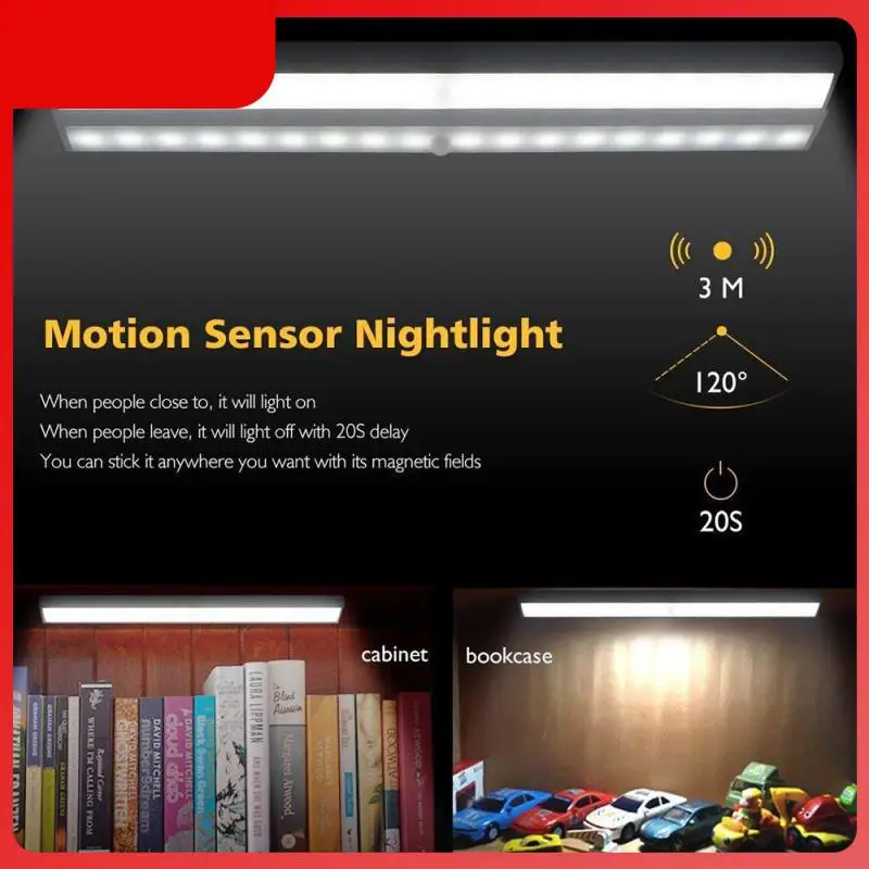 

1PC Motion Sensor Closet Light 10 LED Wireless Cabinet Night Light Automatic Light Sensing Kitchen Bedroom Lighting Wall Lamp