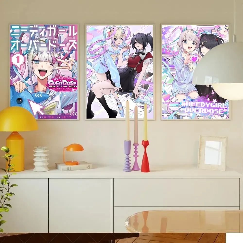 N-nefull Streamer перегрузка плакат бумажная печать для дома гостиной спальни входа бара