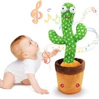 rechargeable dancer cactus for kids usb dancing cactus repeat talking dancing cactus parlanchin in spanish toy for children