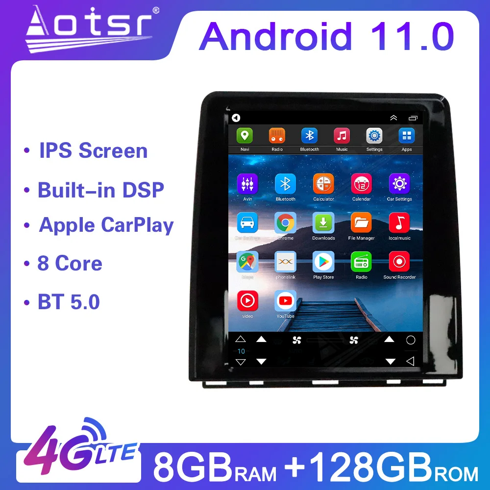 

Автомобильный мультимедийный плеер на Android 11, стерео для Renault CLIO 4 2019 2020 2021 2022 GPS Navi Autostereo, Авторадио BT, головное устройство