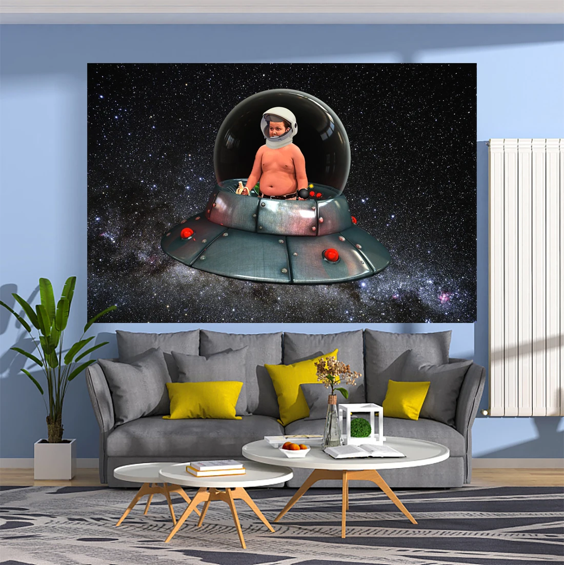 Настенный Коврик с забавным мемом украшение для спальни или дома