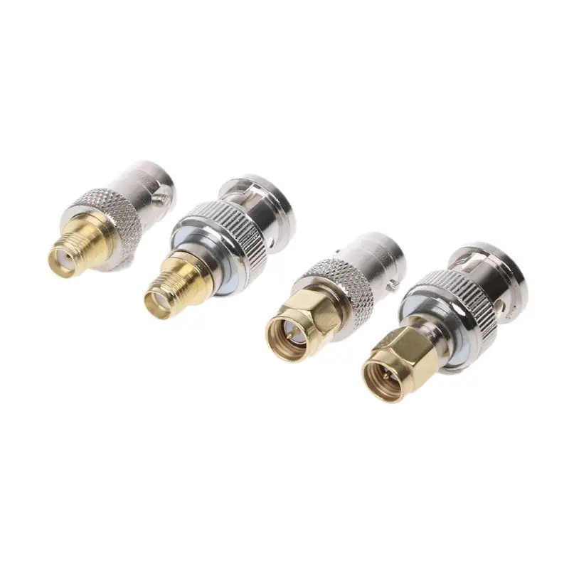 

M6CF 4 шт. комплект адаптеров BNC-SMA Type Male Female RF