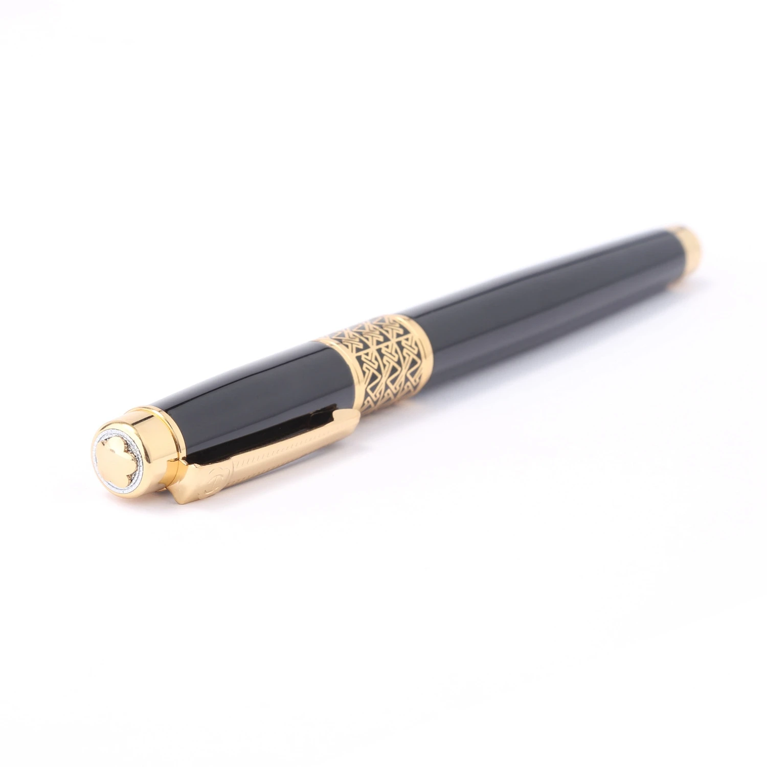 Черная авторучка HERO 1311 золотой зажим чернильная ручка в стиле ретро наконечник
