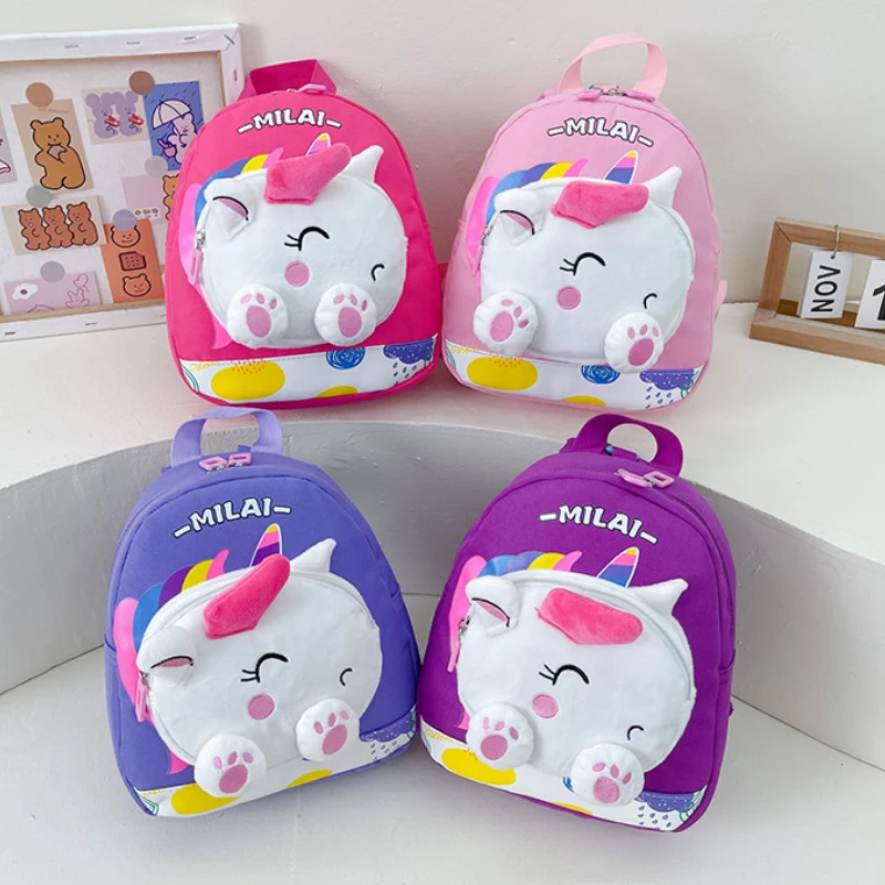 Unicorn Children Anime Backpacks Cartoon Anti Missing Girls Boys Lovely School Bags for Kids In Kindergarten Kawaii Gift Hot