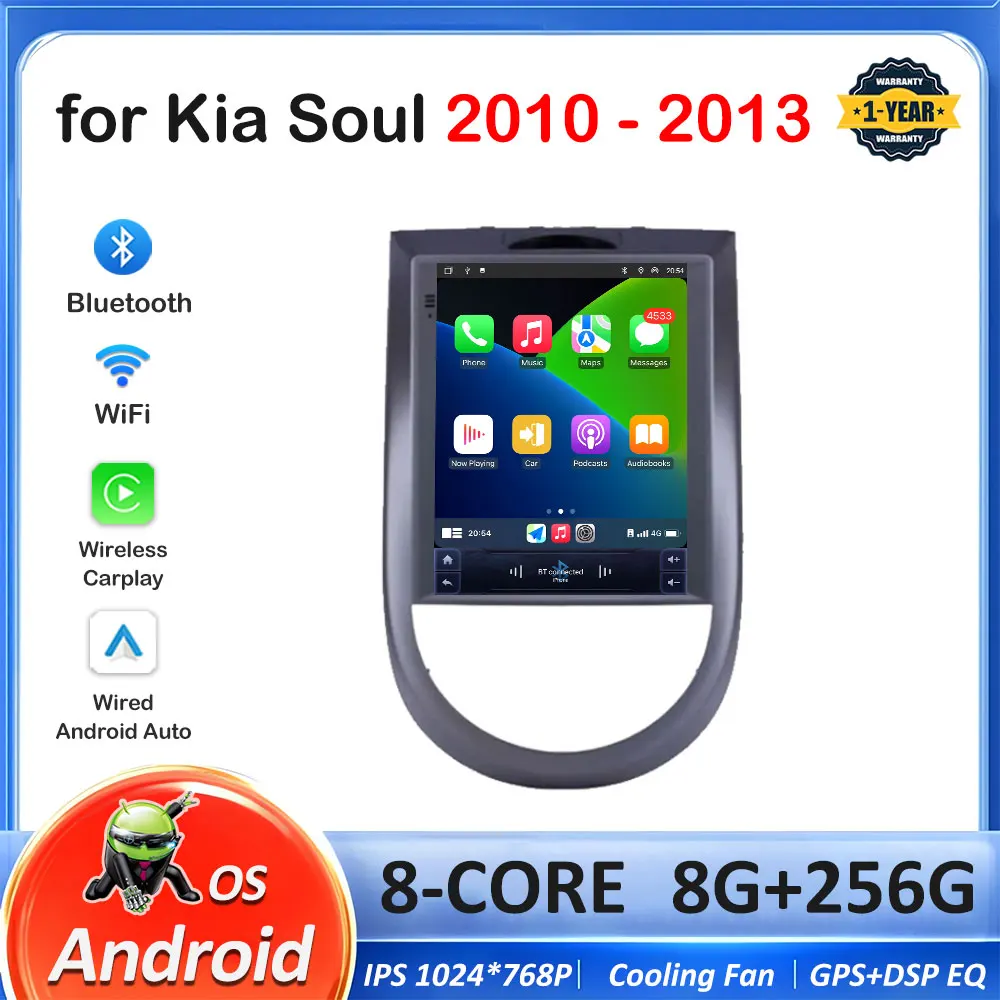 Автомобильное радио с GPS-навигацией для Kia Soul 2010 2011 2012-2013 видеоплеер