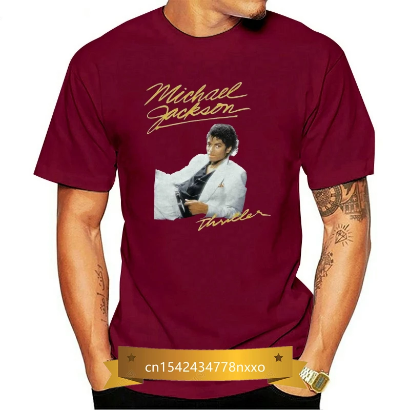

Michael Jackson Thriller White Suite Text Unisex T Shirt Various Sizes