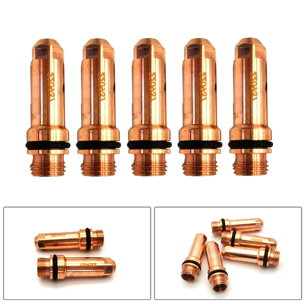 

5Pcs Plasma Cutter Tip Electrodes & Nozzles Kit Consumable Accessories For MAX200 Plasma Torch Plasma Cutter Welding Tools