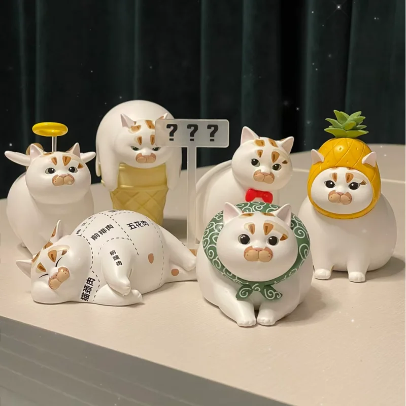 Kawaii глухая коробка Bilizoo Loulou свинья животные планеты серия игрушек мяу кошка