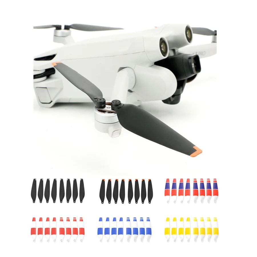 

Colorful DJI Mini 3 Pro Propellers Drone Replacement Low-Noise Quick-Release Blades Props for Mini 3 Pro Dron Accessories