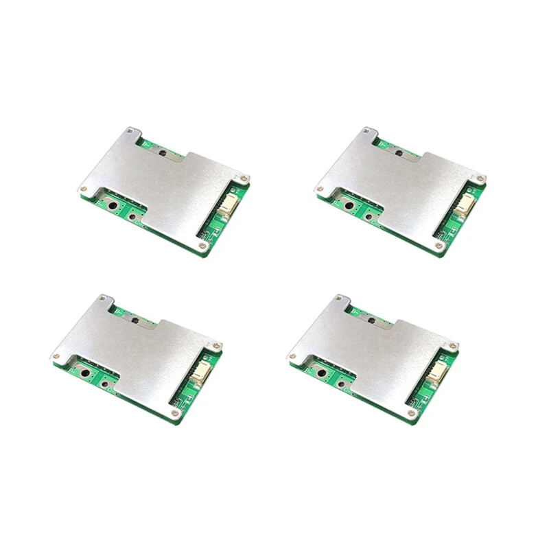

4Pcs 4S 12V 100A BMS Lifepo4 Lithium Iron Phosphate Battery Protection Circuit Board With Balanced Charging