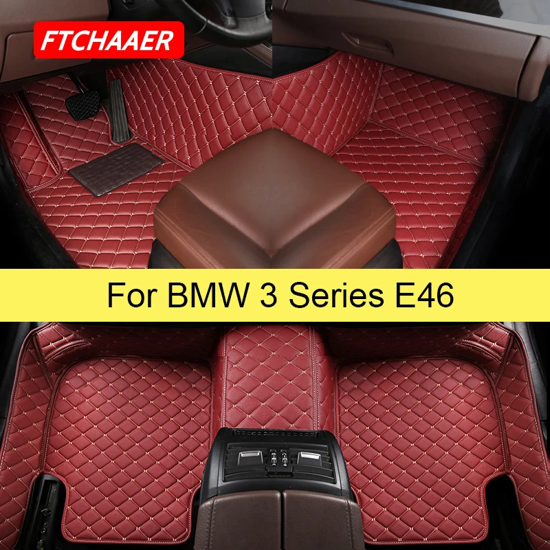 

Автомобильные коврики FTCHAAER для BMW E46 3Convertible 3Coupe 3Compact 318 320 313 316 330 325 Alfombrillas, аксессуары для ног