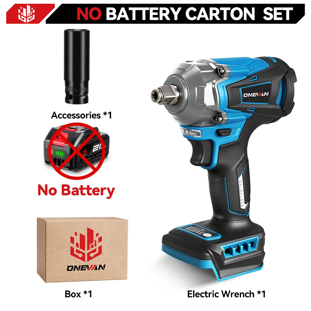 

ONEVAN Ударный гайковерт 1200 Нм 1/2 дюйма 18В