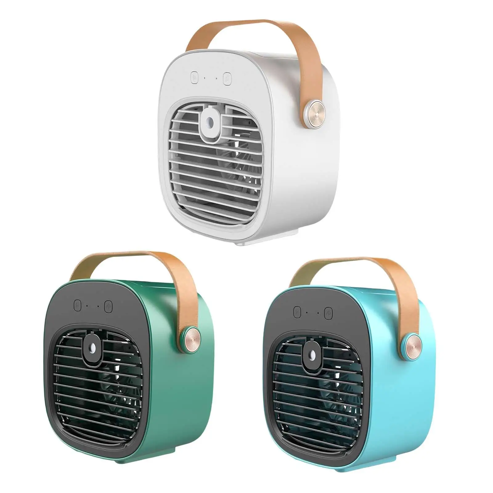 

2 in 1 Air Conditioner Humidifiers Air Cooler Fan Personal Table Cooling Fan Cooling Small USB Desk Fan for Activities Hiking