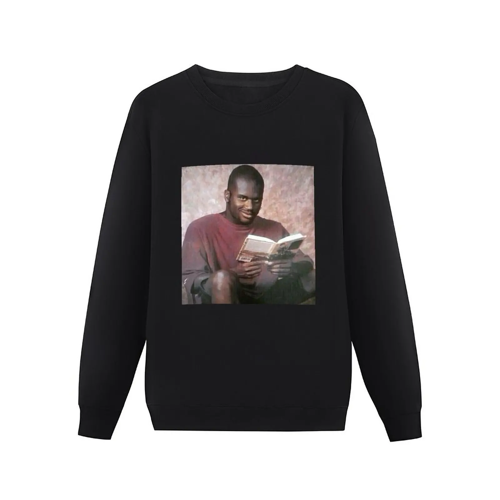 Пуловер Shaq Reading Meme с капюшоном футболки рисунком мужская одежда для мужчин