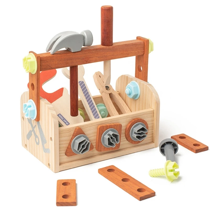 

Деревянная отвертка Hammer Builder для детей, одобренная обучающая игрушка