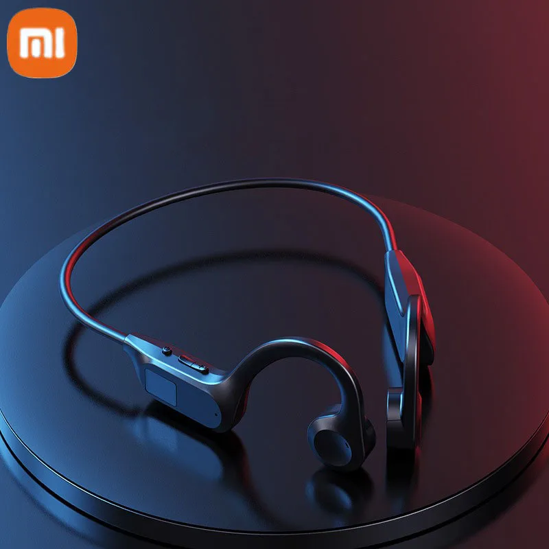 Original Xiaomi Bone Conduction Earphones X7 Bluetooth Hifi Ear-hook Wireless Headset With Mic Headphones TF Card MP3 Earbud