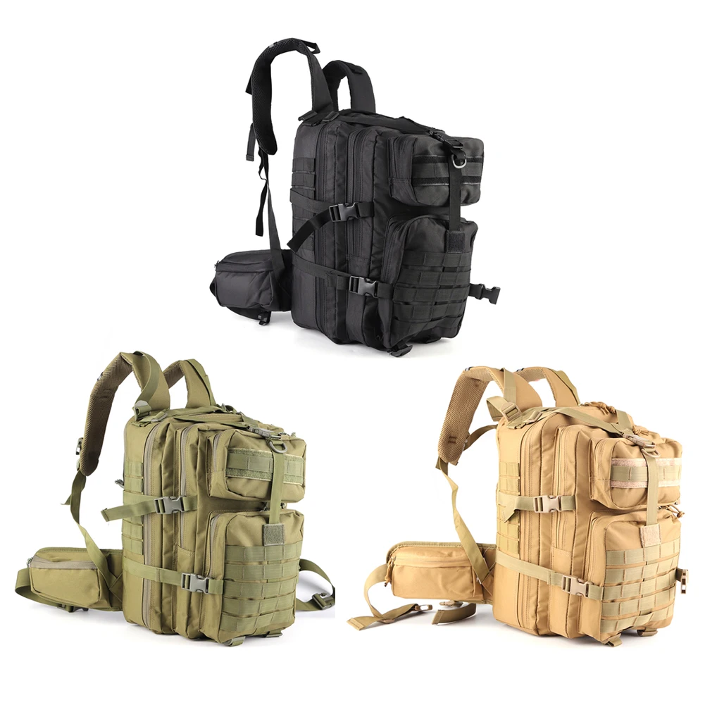 

Waterproof Trekking Molle Backpack Outdoor Rucksacks for Sports Camping Hiking Knapsack Multi-function Backpack