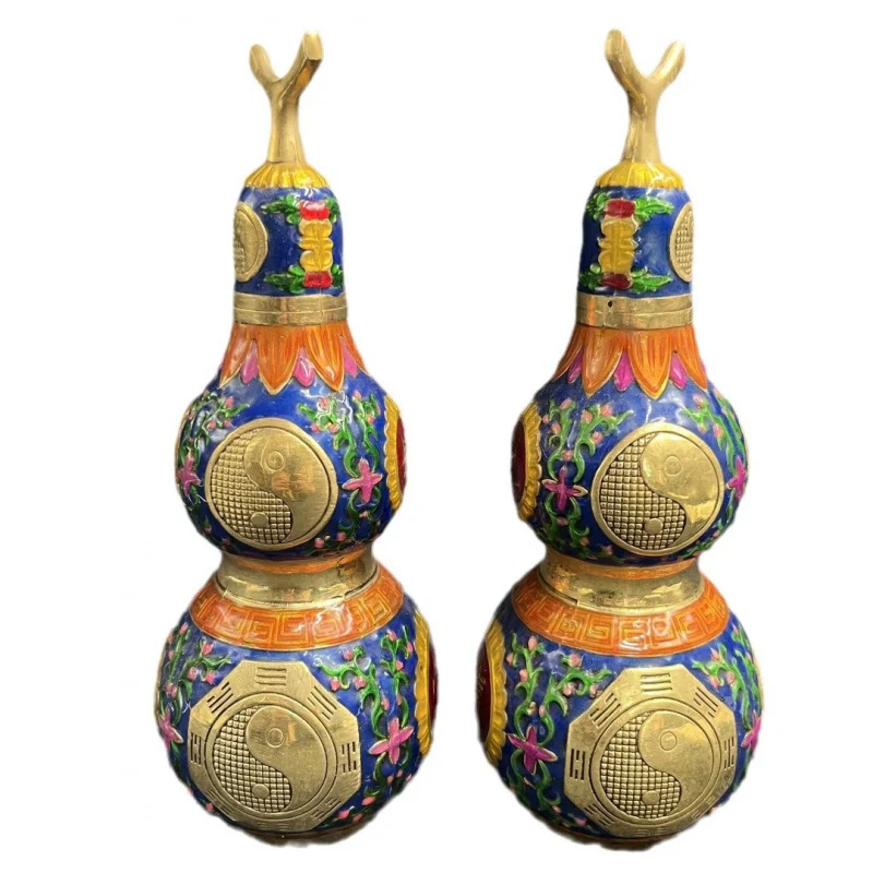 Оптовая продажа антикварные перегородчатые тыквы украшения эмаль антикварная