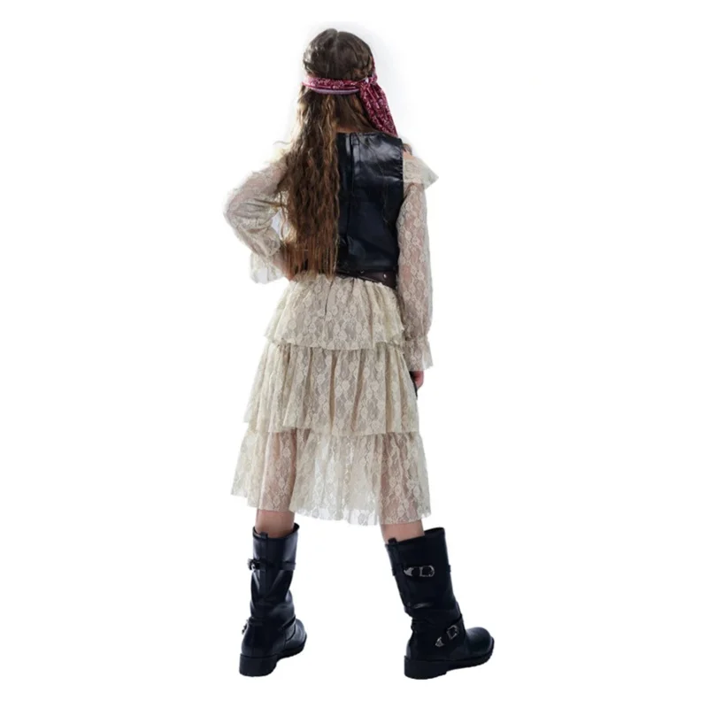 Костюм для косплея пиратов викингов аниме на Хэллоуин детей причудливое платье