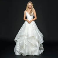 new backless lace mid waist small trailing beautiful light luxury white small fresh simple wedding dress