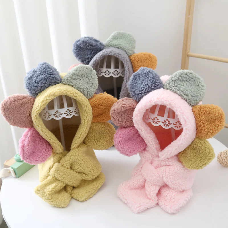 шапка с ушками ушами для девочки детская Детская плюшевая на возраст 1-5 лет | Мать