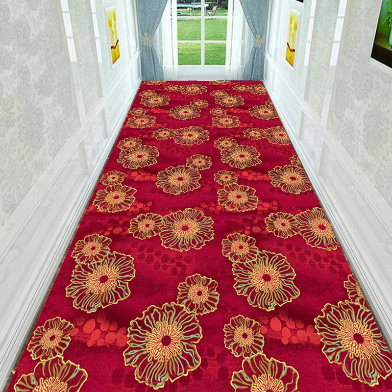 

3d европейские Длинные ковры для коридора, украшение для гостиной, противоскользящий напольный коврик, коврик для лестницы, гостиницы, лобби, коврик под заказ