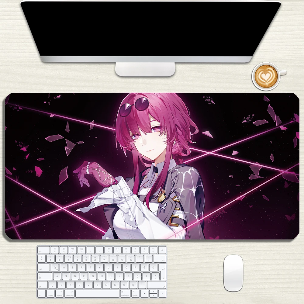 

Game Honkai Star Rail Kafka Silver Wolf Mouse Pad Welt Fashion Mousepad Rubber Mouse Mat Large Desk Pad Props