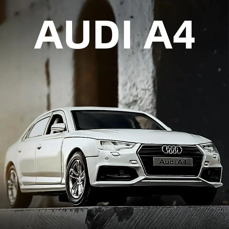 

1:32 AUDI A4 Simulation Car Model Diecast Toy Car 6Doors-Opened Sounds&Lights Hobbies For Collection Children‘s Birthday E82