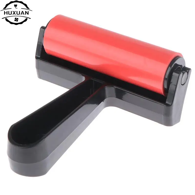 

10cm Printmaking Rubber Roller Soft Brayer Craft Projects Ink And Stamping Tools Print Rollers Construction Hand Tool