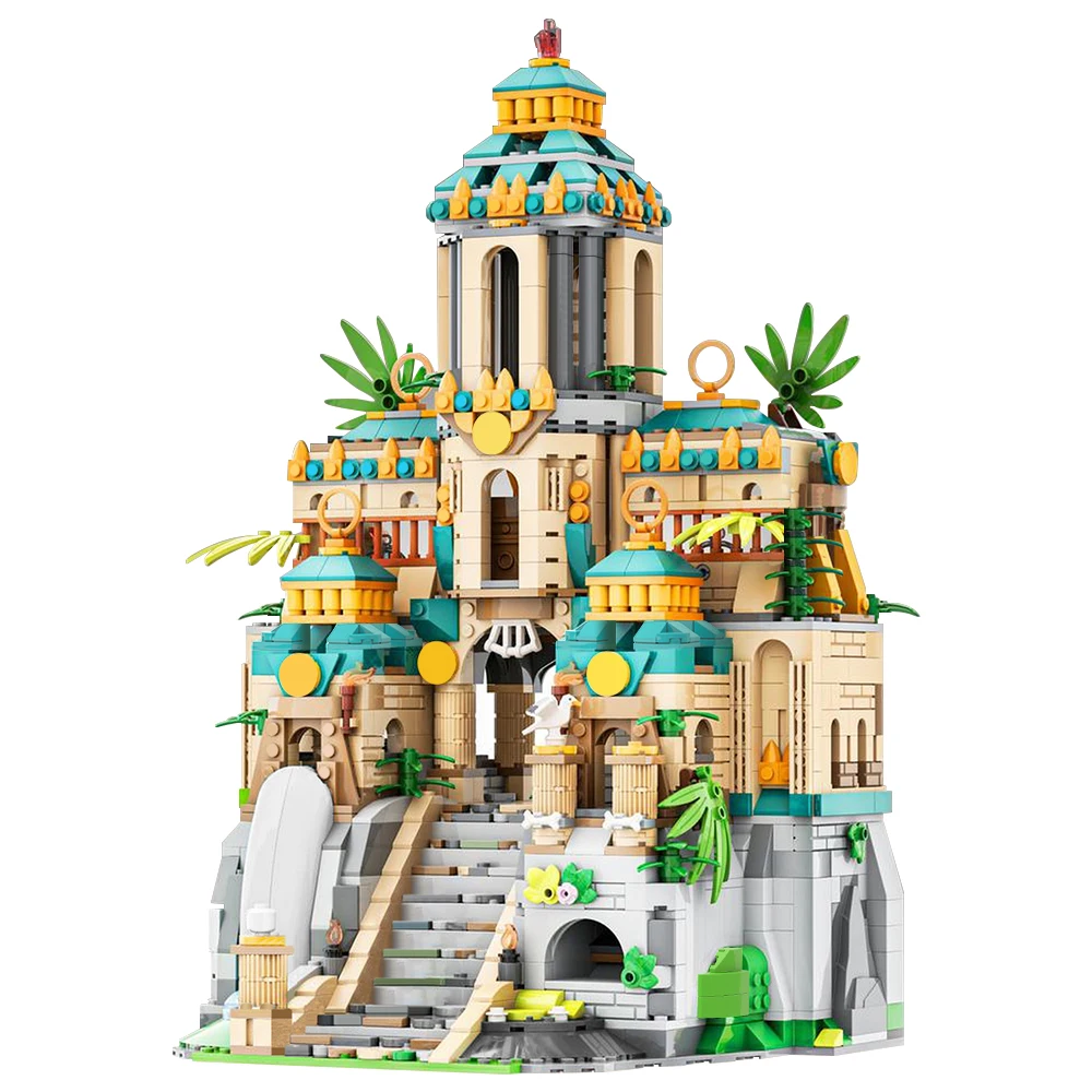 Конструктор из фильма Indianaed Jones Lost Temple набор строительных блоков MOC архитектурный