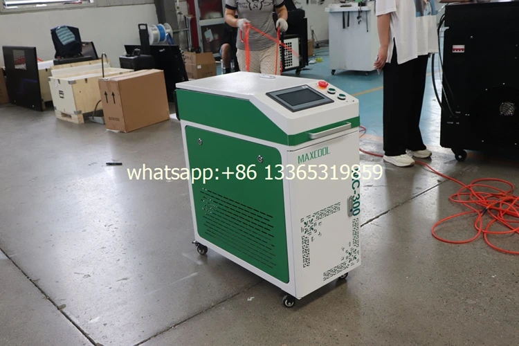 Импульсная лазерная чистящая машина мощностью 300 Вт портативный лазерный