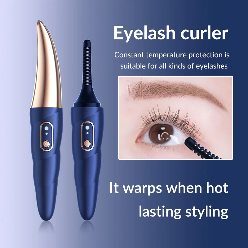 

Newest Electric Heated Eyelash Curler Long-Lasting Curl Electric Eye Lash Perm Eyelashes Clip Eyelash Curler Device Makeup Tools