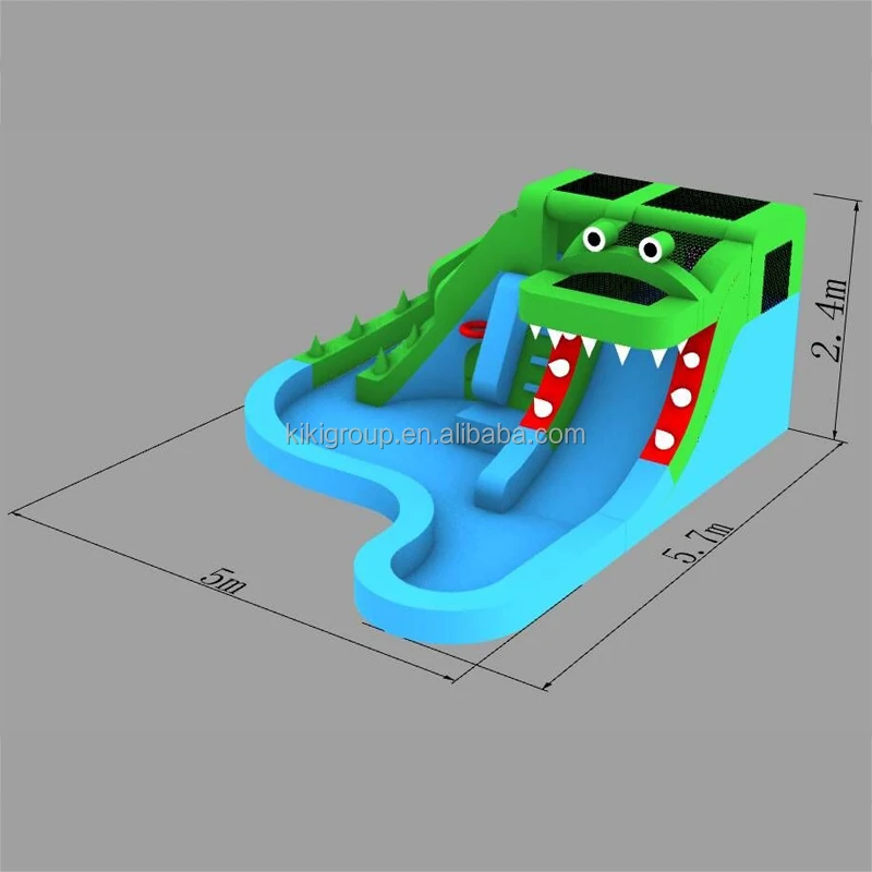 Экономичная надувная горка для водных видов спорта в забавном стиле