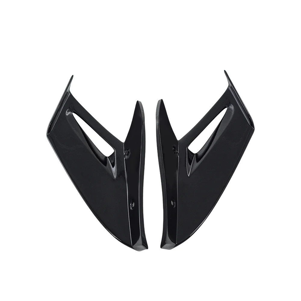 

100% 3K углеродное волокно для BMW S1000RR M1000RR S1000 RR 2015-2018 обтекатель с фиксированным крылом мотоцикла передний аэродинамический спойлер крылышка