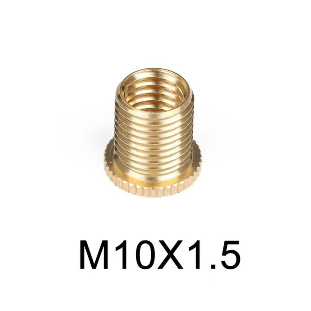 

Aluminum Alloy Thread Adapter Nut Gold Insert Kit Knob M10x1.5 M8x1.25