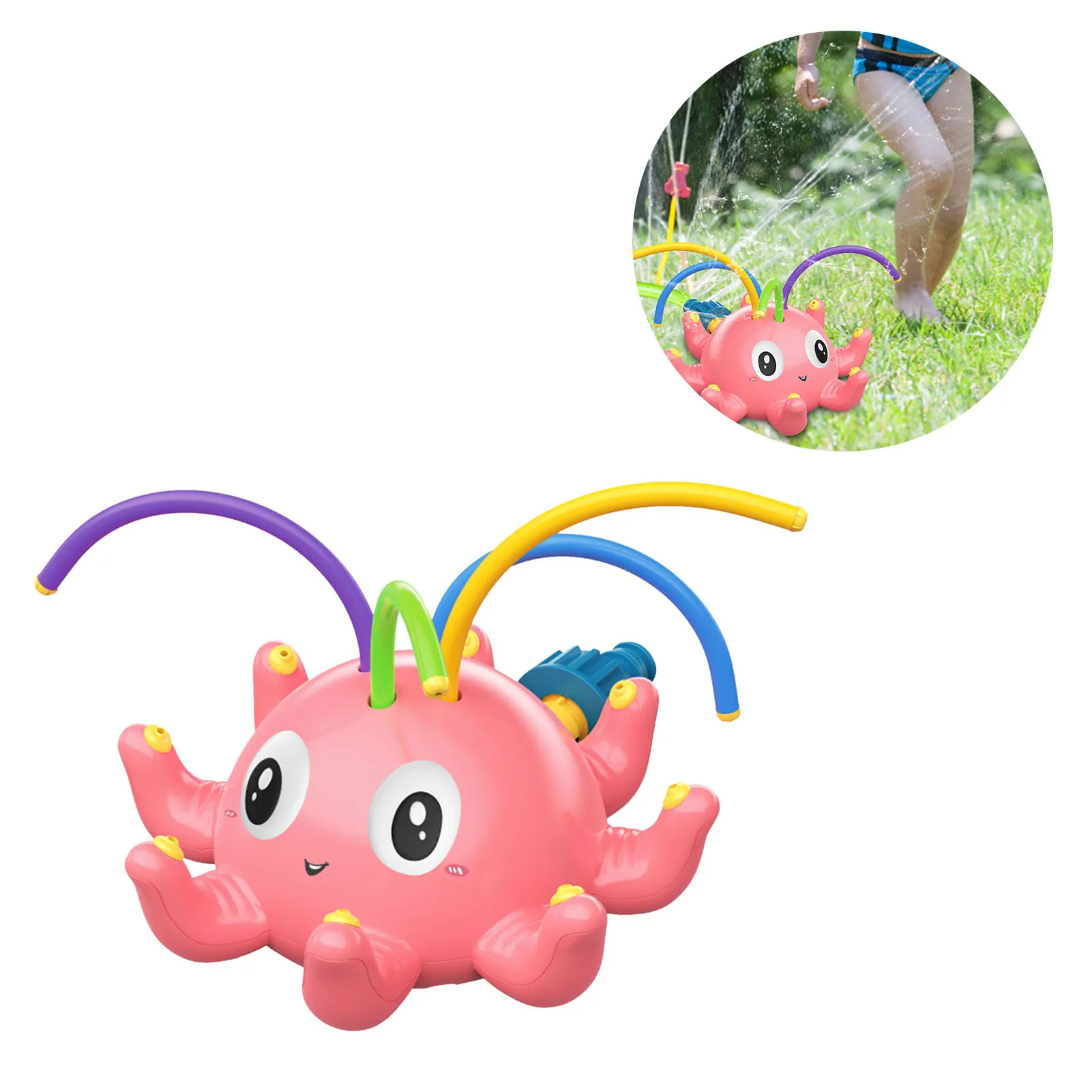 

Sprinkler For Kids Water Toys Outdoor Summer Sprinkler Water Sprayer Toys Backyard Lawn Sprinkler Water Game Toy For Boys Girls
