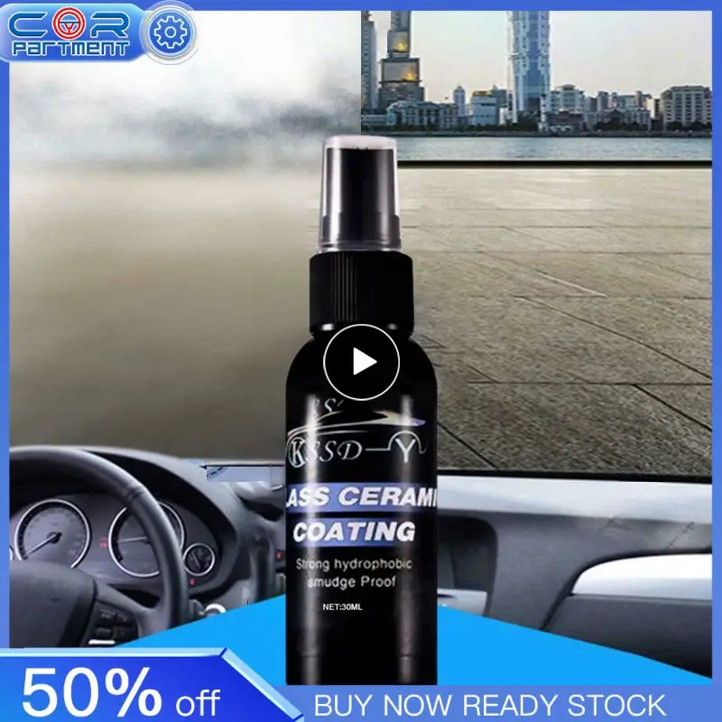 

1~10PCS Hot Sale 30/50ml Auto Windshield Waterproof Rainproof Anti-fog Agent Car Glass Hydrophobic Nano Coating Spray TSLM