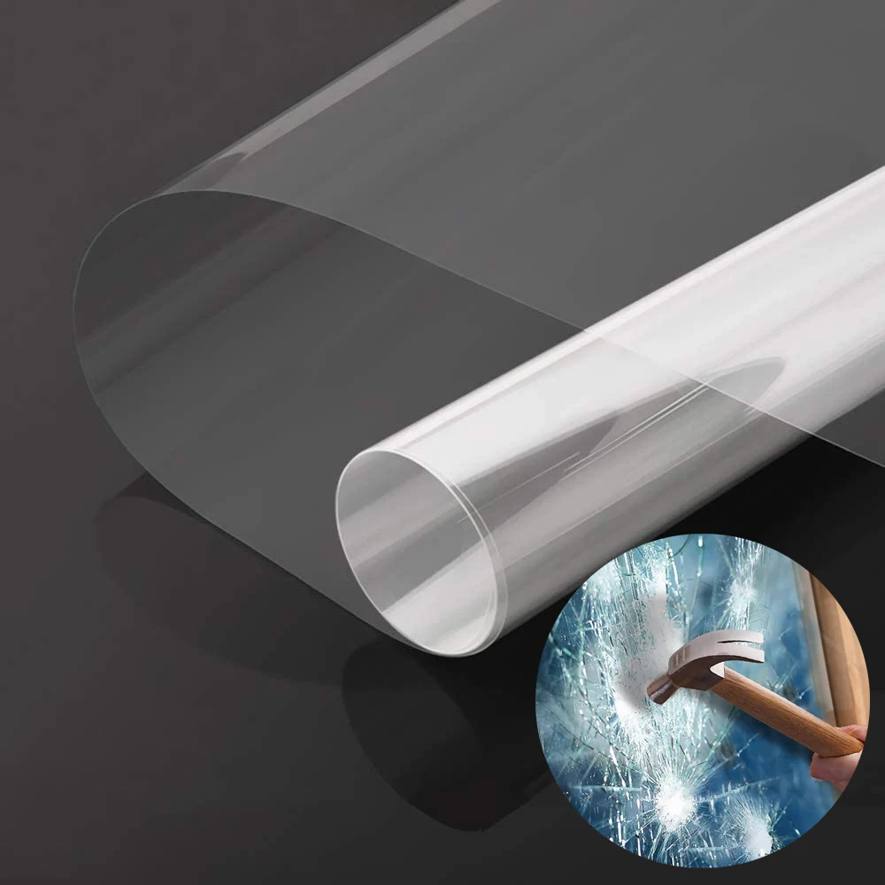 

2/3/5M Transparent Safety Security Window Film Glass Protective Sticker Clear Film Anti Shatter Explosion Proof For Window Glass