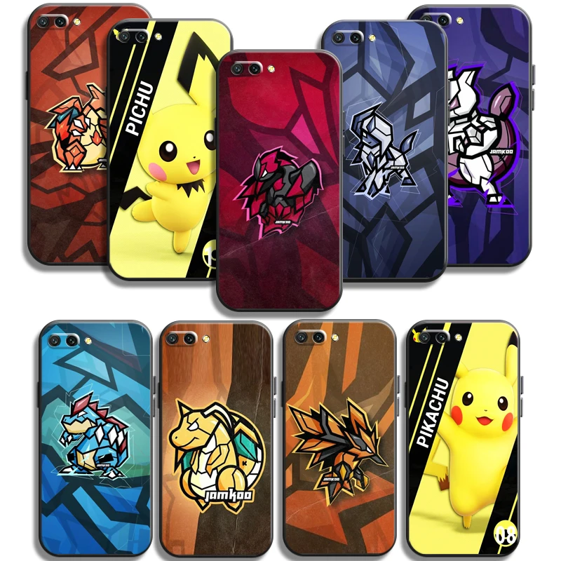 

Pokemon Pikachu Phone Cases For Huawei Honor P30 P40 Pro P30 Pro Honor 8X V9 10i 10X Lite 9A 9 10 Lite Cases Soft TPU Funda