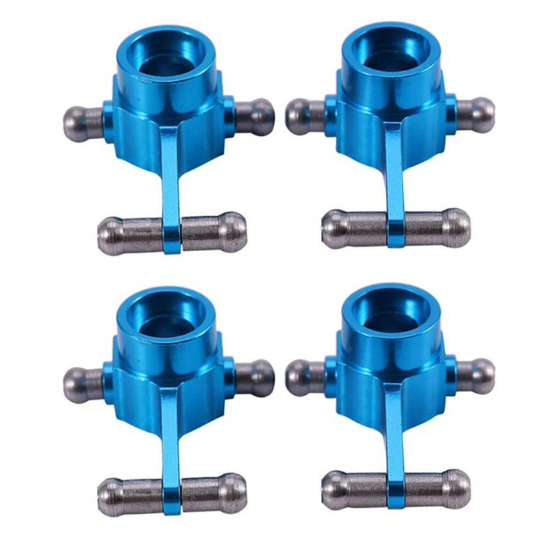 

4 шт. обновленные металлические детали, задний рулевой стакан для Wltoys P929 P939 K969 K979 K989 K999 1/28, Радиоуправляемый автомобиль, синий