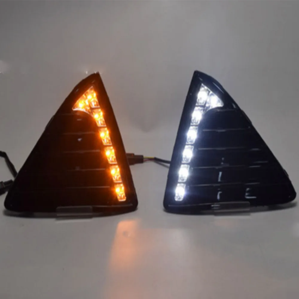 Для Ford Focus Передний Бампер Решетка Светодиодный ДХО дневные ходовые