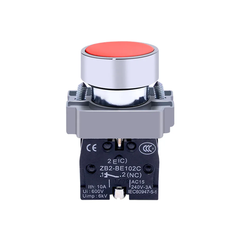 Оригинальный новый для Schneider XB2-BA31 BA42 плоский кнопочный переключатель стартовый 22